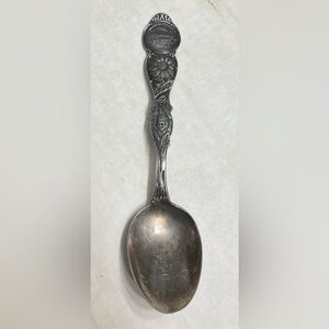 Howard Sterling Co Kansas Silver Souvenir Spoon 5.5”